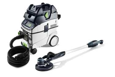 Bundle-SET Langhalsschleifer + Absaugmobil Festo