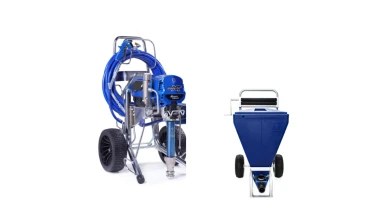 Graco Mark VII Airless Spritzgerät mit Behälter und Sackmangel